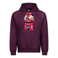 Mauve Wine love and candy machine Urban Hoodie - AdoDesignShop