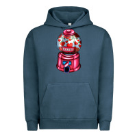 Pigment Midnight Navy love and candy machine Urban Hoodie - AdoDesignShop