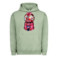 Pigment Oil Green love and candy machine Urban Hoodie - AdoDesignShop