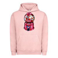 Pigment Salmon love and candy machine Urban Hoodie - AdoDesignShop