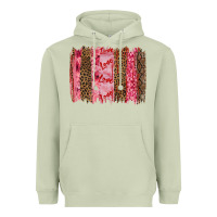 Matcha valentine's day love brushstrokes Heavyweight Hoodie - RanaPortraitStore