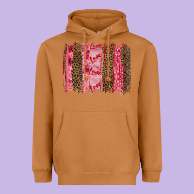 Heavyweight Hoodie valentine's day love brushstrokes