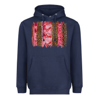 Navy valentine's day love brushstrokes Heavyweight Hoodie - RanaPortraitStore