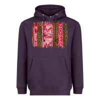Plum valentine's day love brushstrokes Heavyweight Hoodie - RanaPortraitStore