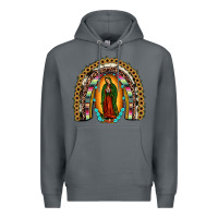 Rock our lady of guadalupe rainbow Premium Hoodie - JahusDesignShop