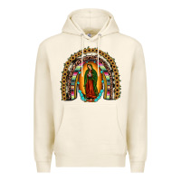 Tofu our lady of guadalupe rainbow Premium Hoodie - JahusDesignShop