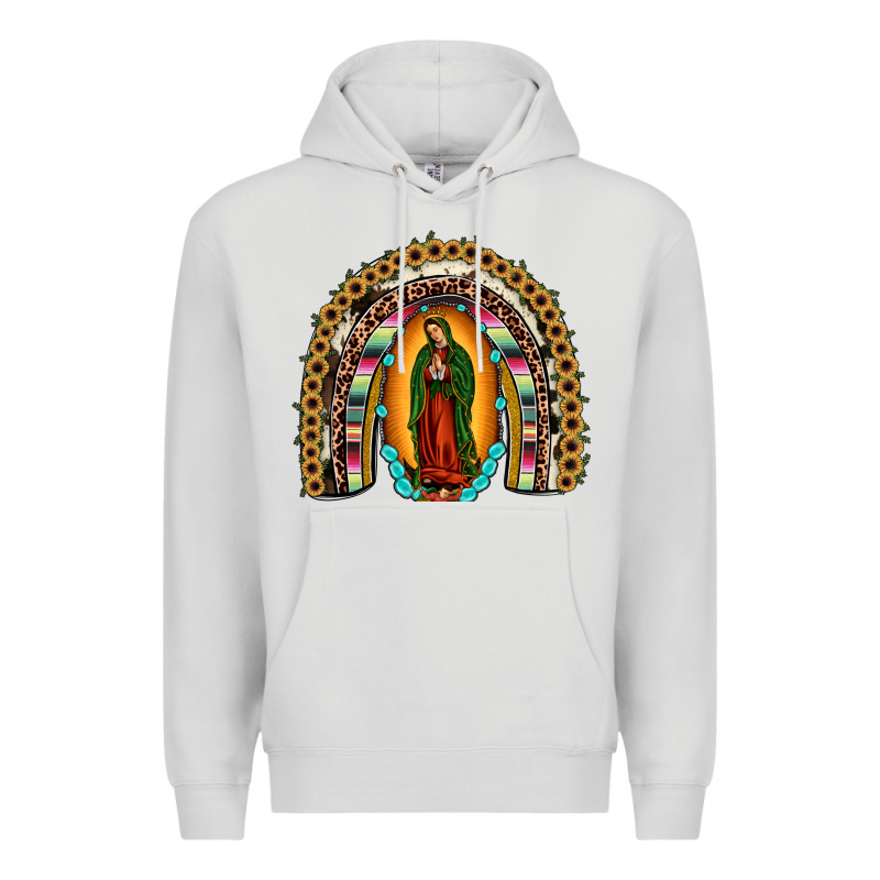 Our Lady Of Guadalupe Rainbow Premium Hoodie by JahusDesignShop | Teevron