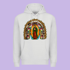 Our Lady Of Guadalupe Rainbow Premium Hoodie Designed By Jahusdesignshop
