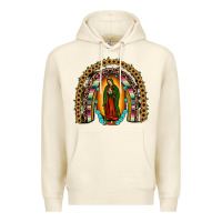 Sandshell our lady of guadalupe rainbow Premium Hoodie - JahusDesignShop