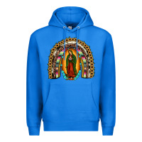 True Royal our lady of guadalupe rainbow Premium Hoodie - JahusDesignShop