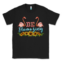 Black be flamezing flamingo Classic Tee - BarkalooDesign