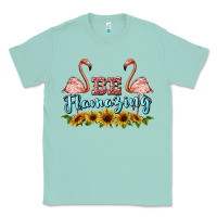 Seafoam be flamezing flamingo Classic Tee - BarkalooDesign