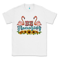 White be flamezing flamingo Classic Tee - BarkalooDesign
