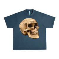 Midnight Navy skull Urban Heavy Tee - Artiststas