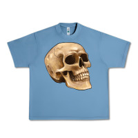 Pebble Blue skull Urban Heavy Tee - Artiststas