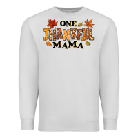 Dove Grey one thankful mama Premium Sweatshirt - texasbilliewilder