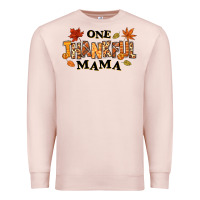Pale Pink one thankful mama Premium Sweatshirt - texasbilliewilder