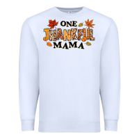 White one thankful mama Premium Sweatshirt - texasbilliewilder