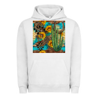 Pigment Lunar Rock horseshoe and cactus Urban Hoodie - BundleAndBundleShop