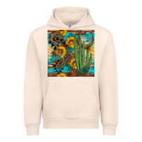 Sandshell horseshoe and cactus Urban Hoodie - BundleAndBundleShop