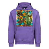 Tulip horseshoe and cactus Urban Hoodie - BundleAndBundleShop