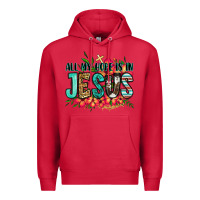 Cardinal all my hope is in jesus Premium Hoodie - Jasminsmagicworld