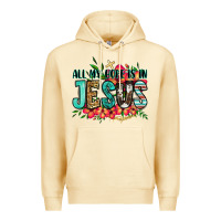 Pina Colada all my hope is in jesus Premium Hoodie - Jasminsmagicworld
