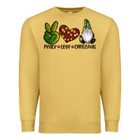 Peace Love Gnomes Christmas Premium Sweatshirt | Teevron