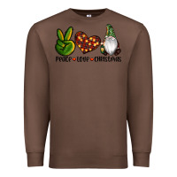 Chestnut peace love gnomes christmas Premium Sweatshirt - RanaPortraitStore