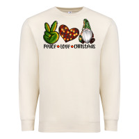 Sandshell peace love gnomes christmas Premium Sweatshirt - RanaPortraitStore