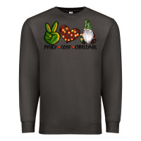 Smoke peace love gnomes christmas Premium Sweatshirt - RanaPortraitStore