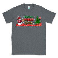 Charcoal Heather christmas vibes only libbey glass Classic Tee - BundleAndBundleShop