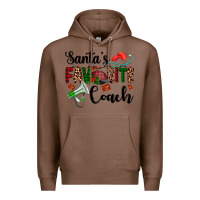 Chestnut santa's favorite coach Premium Hoodie - AdoDesignShop