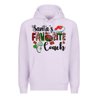 Lilac santa's favorite coach Premium Hoodie - AdoDesignShop