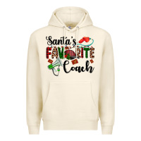 Tofu santa's favorite coach Premium Hoodie - AdoDesignShop