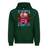 Forest Green candy machine  with heart candies  air Urban Hoodie - AdoDesignShop