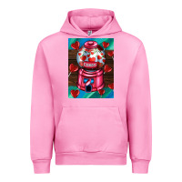 Fuchsia Pink candy machine  with heart candies  air Urban Hoodie - AdoDesignShop