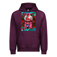 Mauve Wine candy machine  with heart candies  air Urban Hoodie - AdoDesignShop