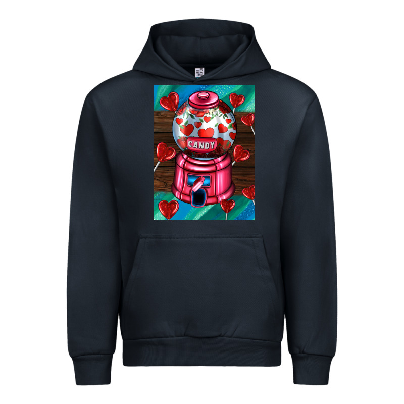 Candy Machine  With Heart Candies  Air Urban Hoodie by AdoDesignShop | Teevron