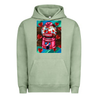 Pigment Oil Green candy machine  with heart candies  air Urban Hoodie - AdoDesignShop