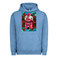 Pigment Pebble Blue candy machine  with heart candies  air Urban Hoodie - AdoDesignShop