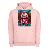 Pigment Salmon candy machine  with heart candies  air Urban Hoodie - AdoDesignShop