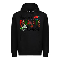 Black santa's favorite coach Premium Hoodie - AdoDesignShop