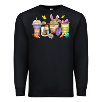 Black easter day coffee cups Premium Sweatshirt - Zillion Design Studio