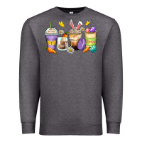 Charcoal Heather easter day coffee cups Premium Sweatshirt - Zillion Design Studio