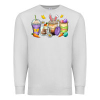 Dove Grey easter day coffee cups Premium Sweatshirt - Zillion Design Studio