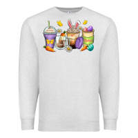 Oatmeal Heather easter day coffee cups Premium Sweatshirt - Zillion Design Studio
