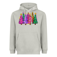 Moon Dust christmas trees and lights Heavyweight Hoodie - Zillion Design Studio