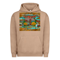 Pigment Burro camping is my happy place Urban Hoodie - Artiststas