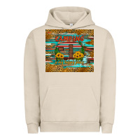 Pigment French Oak camping is my happy place Urban Hoodie - Artiststas